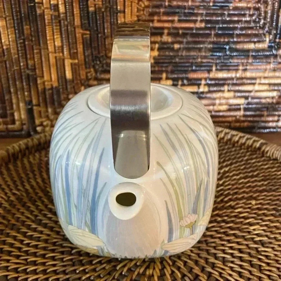 Rosenthal Vintage Porcelain Teapot Coffee Pot Alain Le Foll MCM Asian Floral - Picture 4 of 12